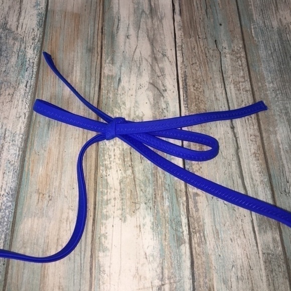 NWT Shade & Shore Cabana Blue Push Up Bikini Top - Picture 5 of 8